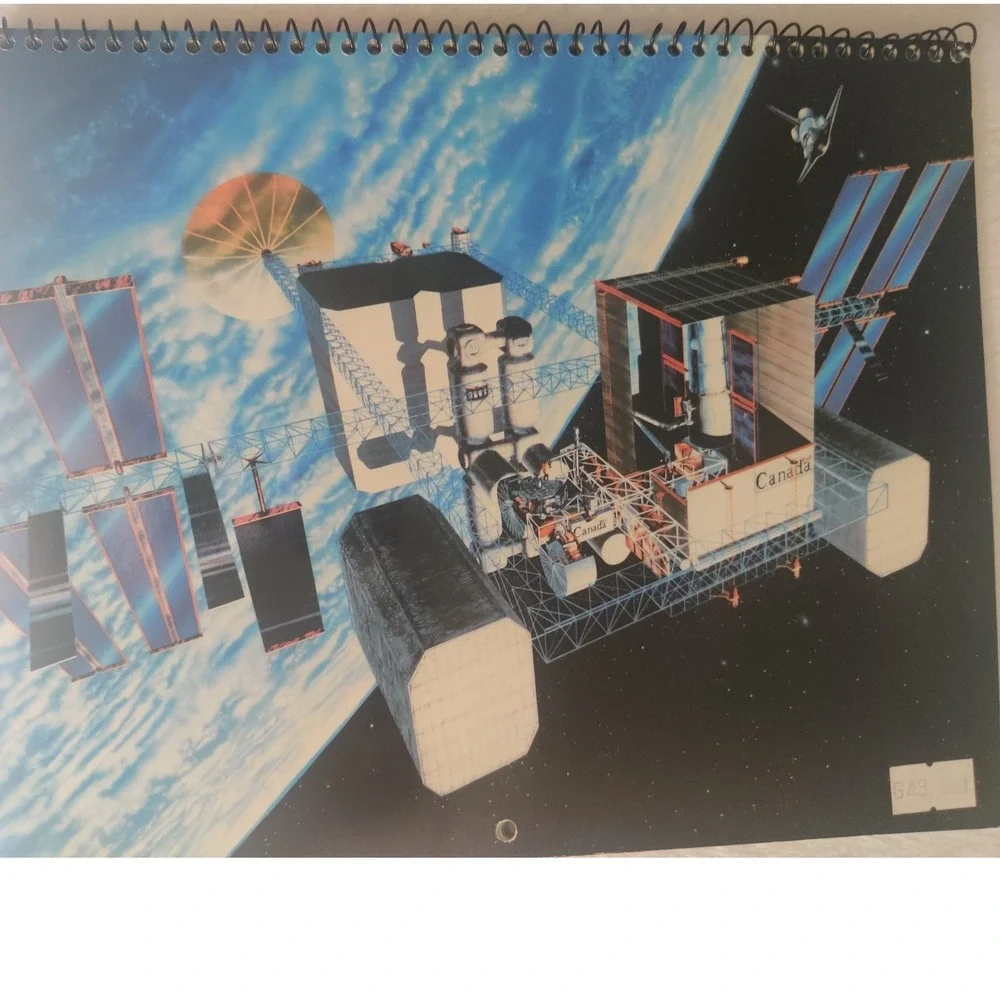 Collector's Vintage 1987 NASA Space Shuttle Calendar Challenger Crew Tribute